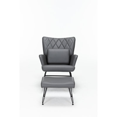 Ergonomic Rocking Chair In Grey, Enhances Comfort Level - Enjoyable Grey With , Adds To Your Space Cozy