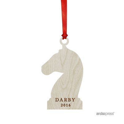 Wood Animals Holiday Shaped Ornament