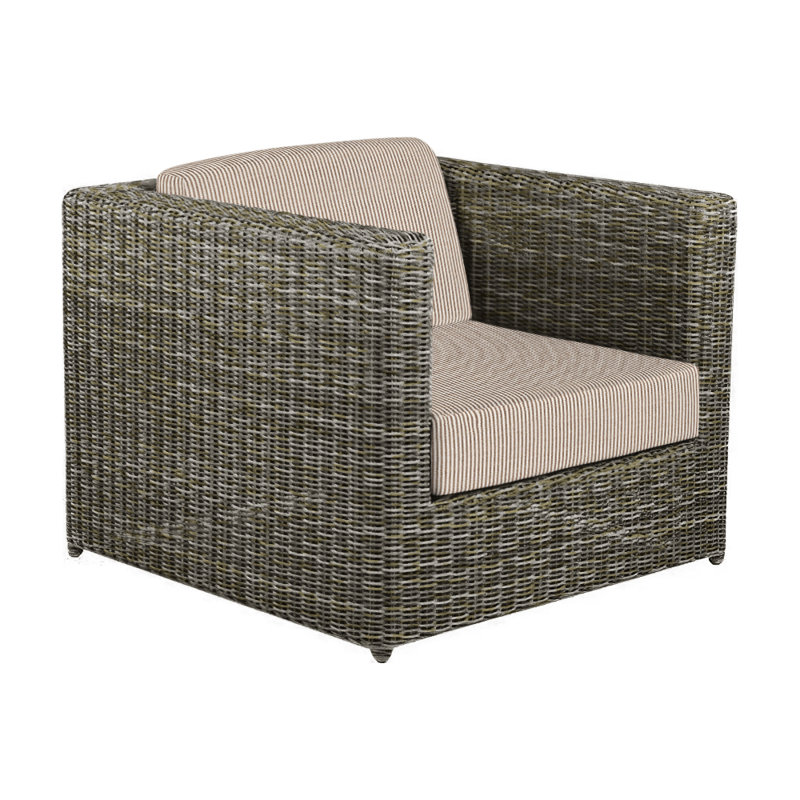 Sag Harbor Outdoor Lounge Chair, Sag Harbor Driftwood, Obsidian