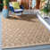 Arneshia Striped Navy/Gray Indoor/Outdoor Area Rug