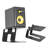 2Pcs Desktop Speaker Stand Storage Bracket with Vibration Absorption Pad Studio Monitor