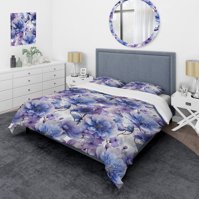 Ensemble de housse de couette Wonderland, Housse de couette pour très grand lit et 2 très
