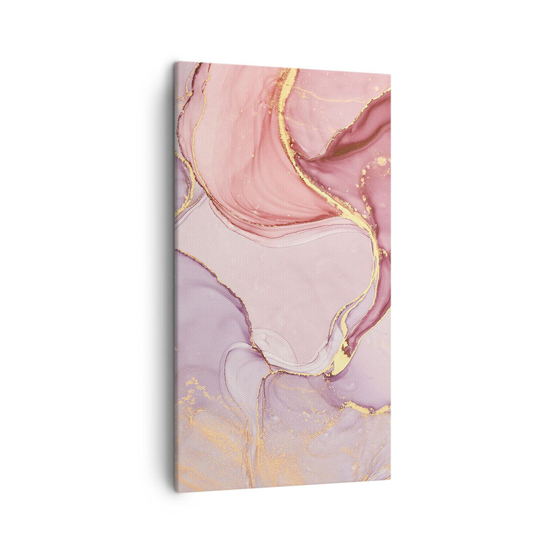 Leinwandbild Abstraction Marble Pink