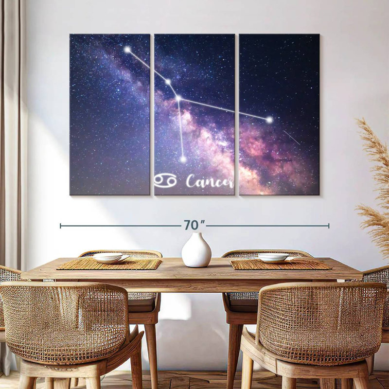 Adella Cancer Galaxy, 42" H x 65" W