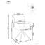Dining Chair Swivel CORBIE Fabric-879522382