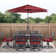 Keeble Rectangular 6 - Person 40" Long Dining Set with Cushions