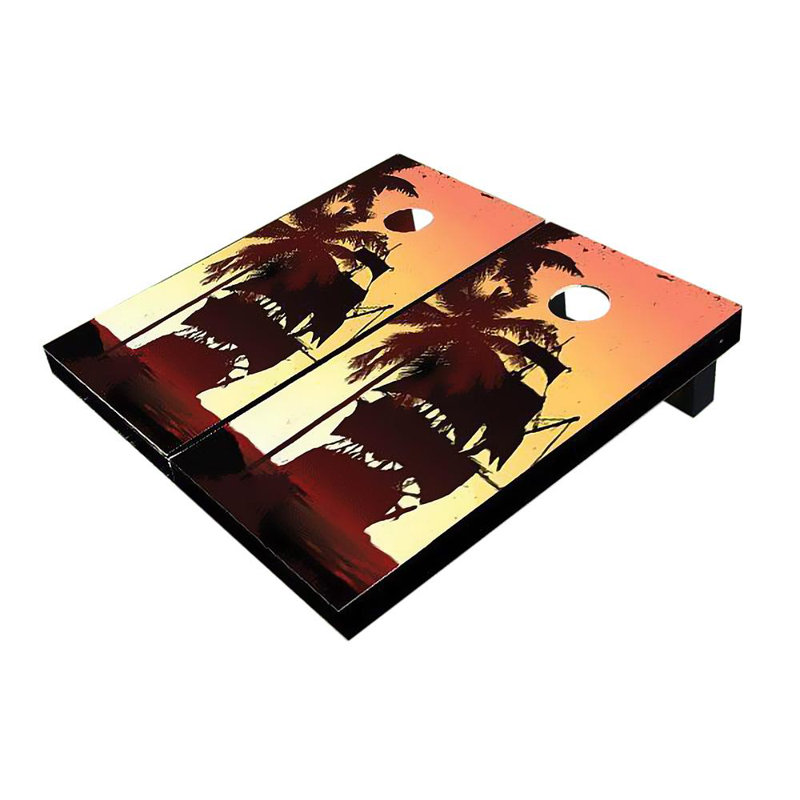 Planches de cornhole de bateau pirate 2 pi x 3 pi