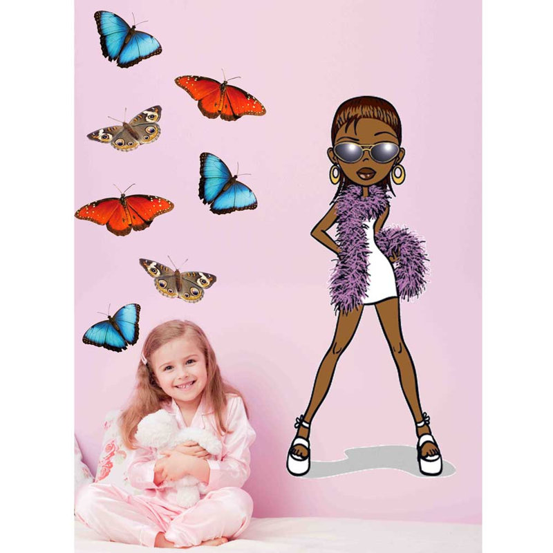 Non-Wall Damaging Wall Decal, 60" H x 26.5" W