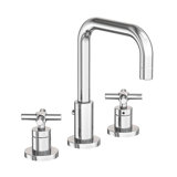 East Square Widespread Bathroom Faucet with Drain Assembly