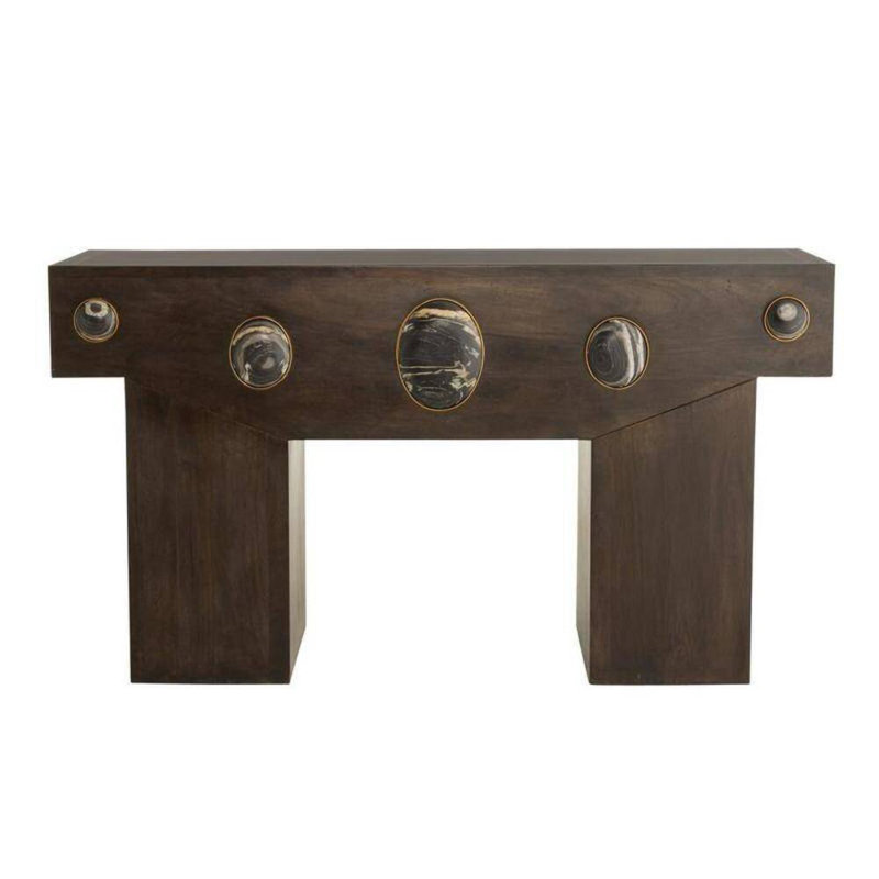 Cairo 62'' W Solid Wood Console Table