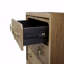 Table de chevet 3 tiroirs avec finition usb au latte
