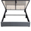 Grand lit plateforme tapissier avec système de rangement hydraulique - gris-45832313