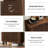 Modern 6-Tier Shoe Cabinet With Louvered Doors, Accent Cabinet-1703191427