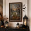 Art mural blanc sur toile Halloween-982982939