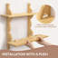 60cm W Manufactured Wood Wall Mounted Shelving Unit