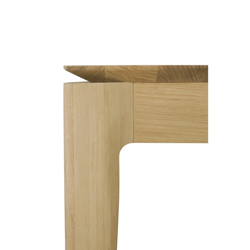 Bok Square Solid Oak Dining Table, Oak, 57.5" x 57.5"