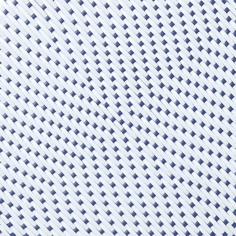Ensemble de salle à manger 23,63 po Canaday, Blanc / bleu
