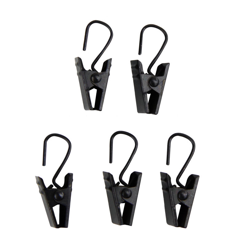Pinces à rideaux, Noir