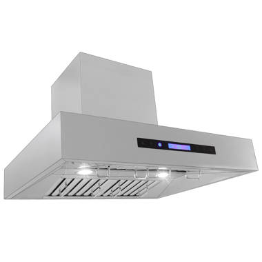 XO Appliance 30 600 Cubic Feet Per Minute Convertible Under Cabinet Range  Hood with Baffle Filter and Light Included