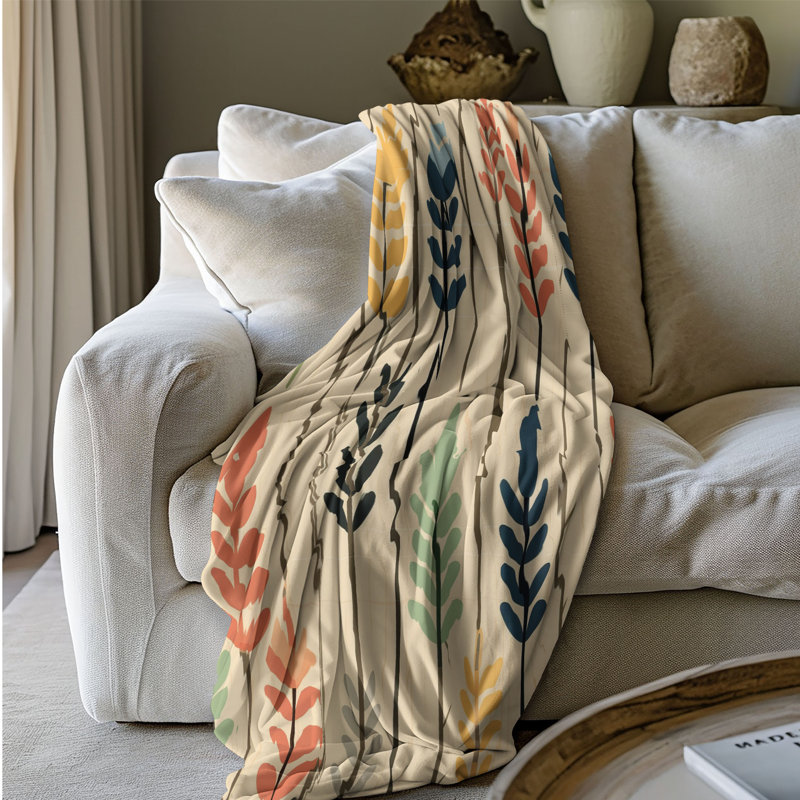 Rustic Lines - 1 pièce Sherpa Premium, L 80 po x l 60 po
