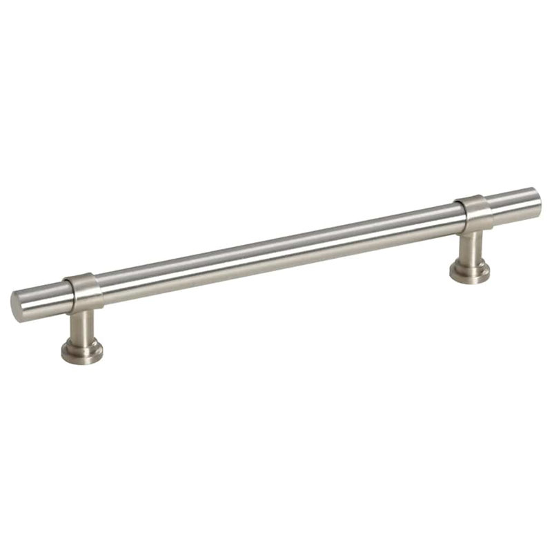 Metro Lane Cabinet Handles 10 Pcs Black 64 Mm Stainless Steel, 128 Mm, Silver
