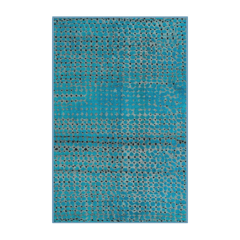Tapis abstrait moderne 4381, Rectangle 3 pi x 5 pi