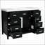 Meuble-lavabo de 48 pouces avec lavabo, portes et tiroirs à fermeture en douceur, design classique pour salles de bain modernes-1248018137