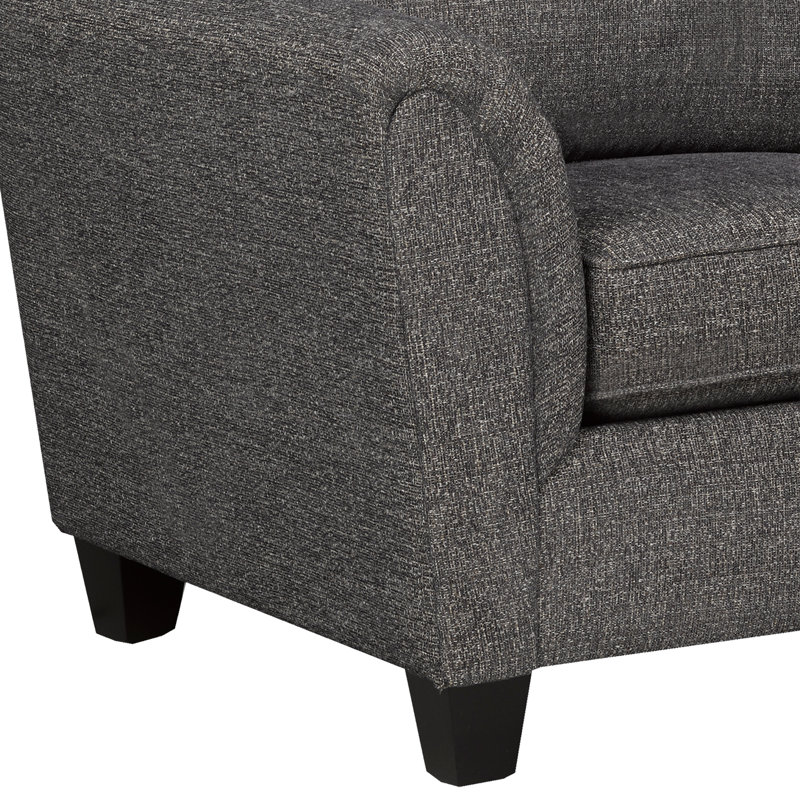 Chaise en tissu Belknap, gris anthracite, Gris anthracite