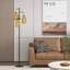 Lampe sur pied en rotin avec 3 ampoules incluses