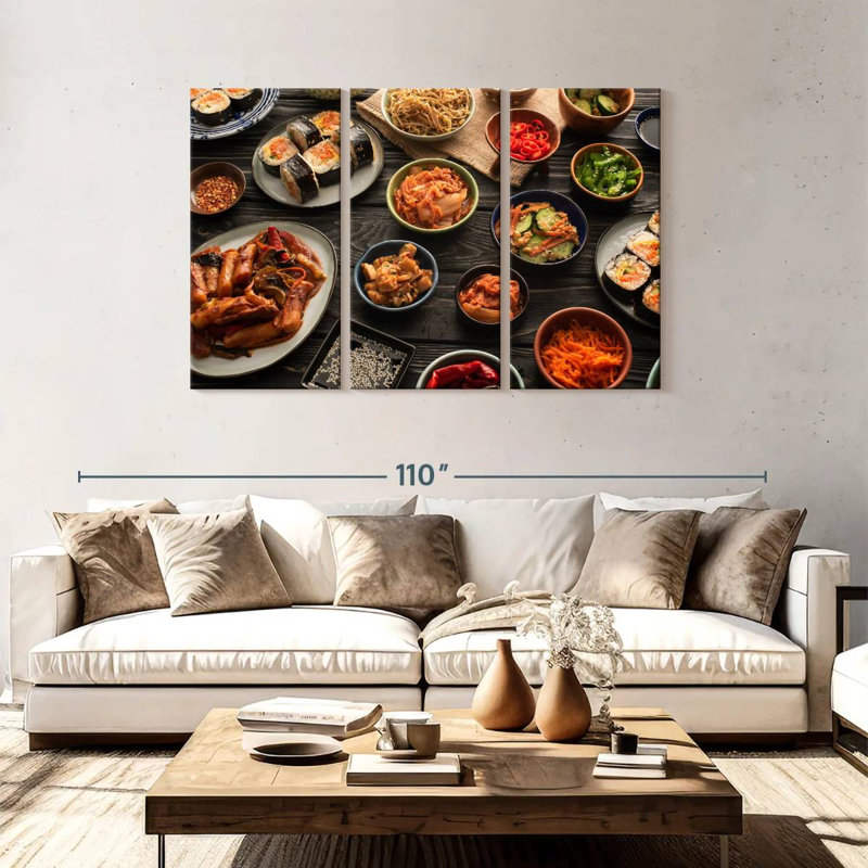 Cuisine coréenne Yarlin, H 48 po x l 74 po