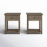 Ensemble de table de chevet 1 tiroir Kiara