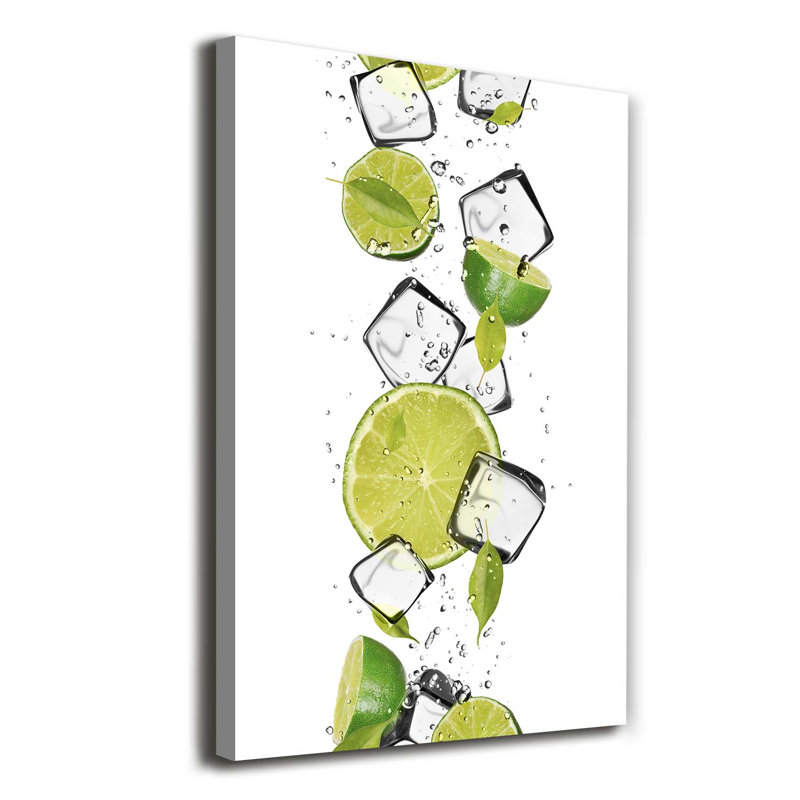 Limonka And Ice - Wrapped Canvas Print