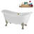 59" Streamline Clawfoot Tub,Tray,Drain, Clawfeet-101628975-102220277