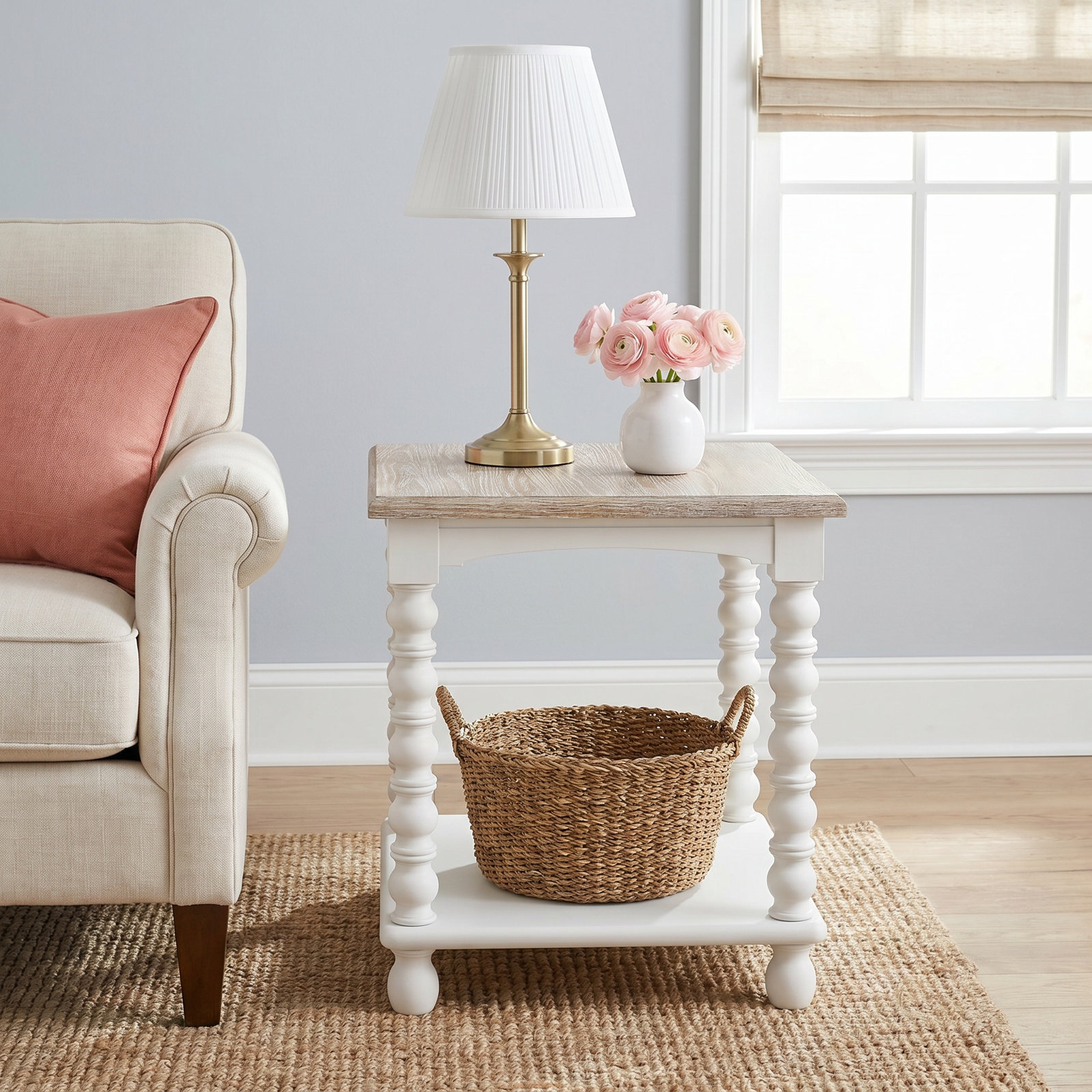 Lana 24" Oak End Table