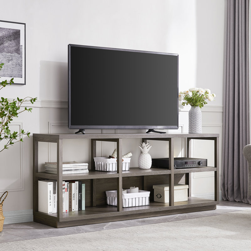 Thalia TV Stand for TVs up to 75", Alder Brown