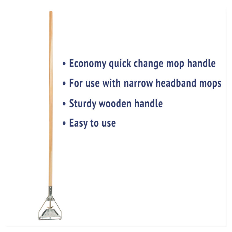 UNISAN Quick Change Metal Head Mop Handle Mop Handle