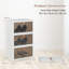 3 Pair Stackable Shoe Storage Box