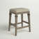 Arasch Wood Backless Counter Height Stool