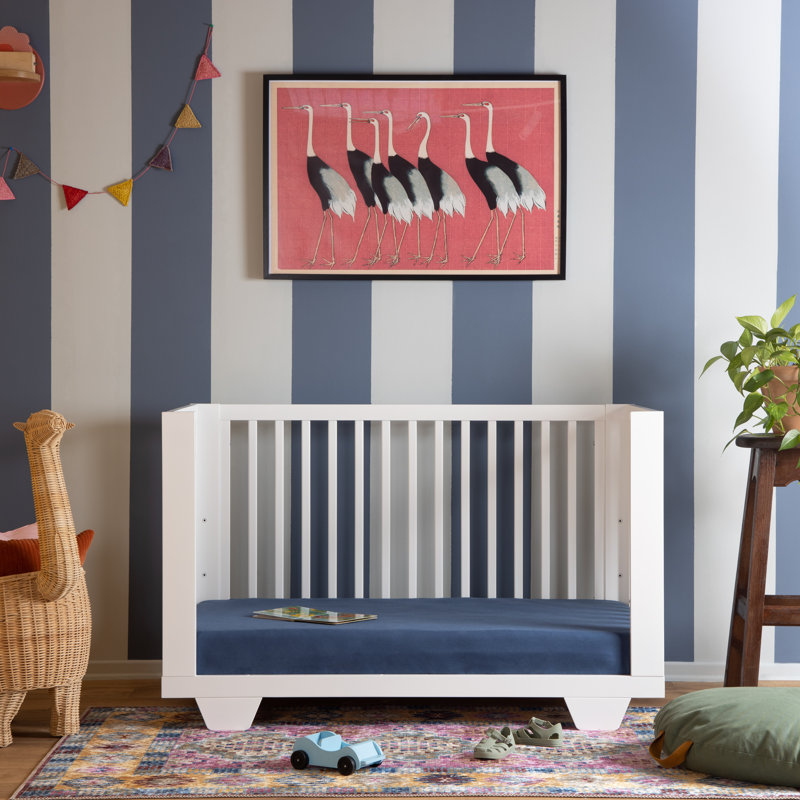 Spirit 8-in-1 Convertible Crib, White