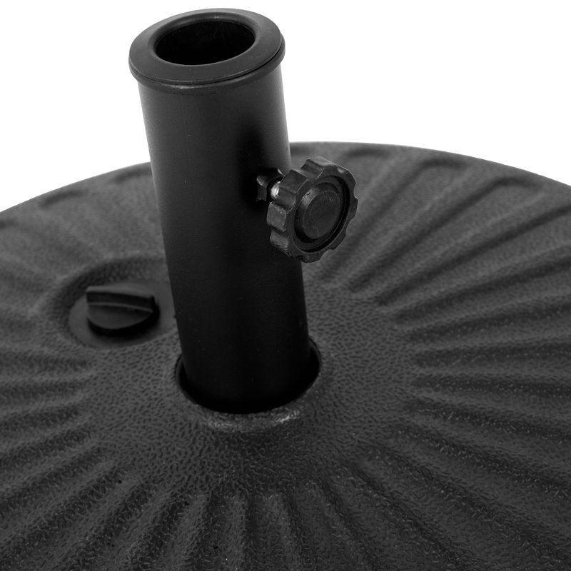 Base de parasol noire