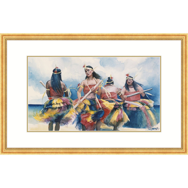 Saipan Impression 01 by Chen Xiaoping - Single Picture Frame Print