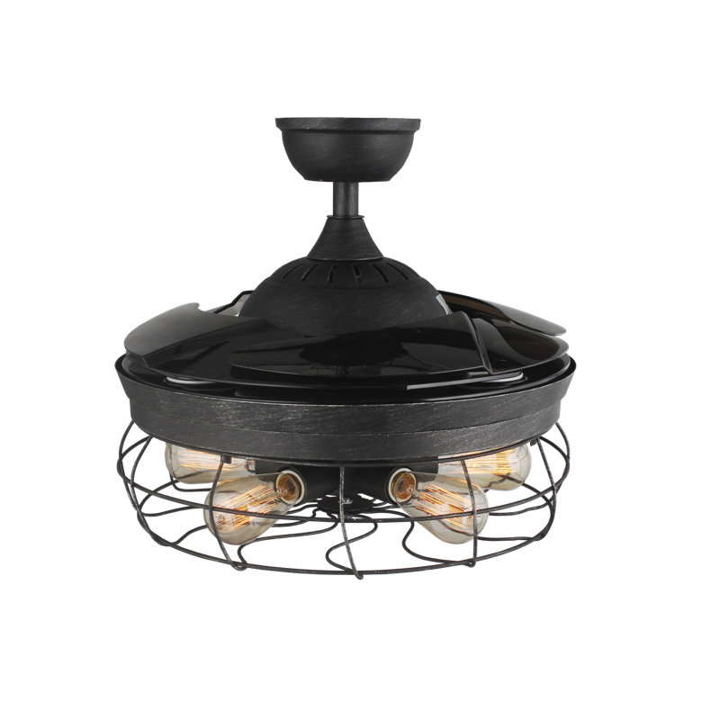 Bairoil 45-Inch Retractable Ceiling Fan with Remote