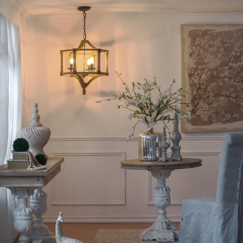 Suspended luminaire with adjustable chain