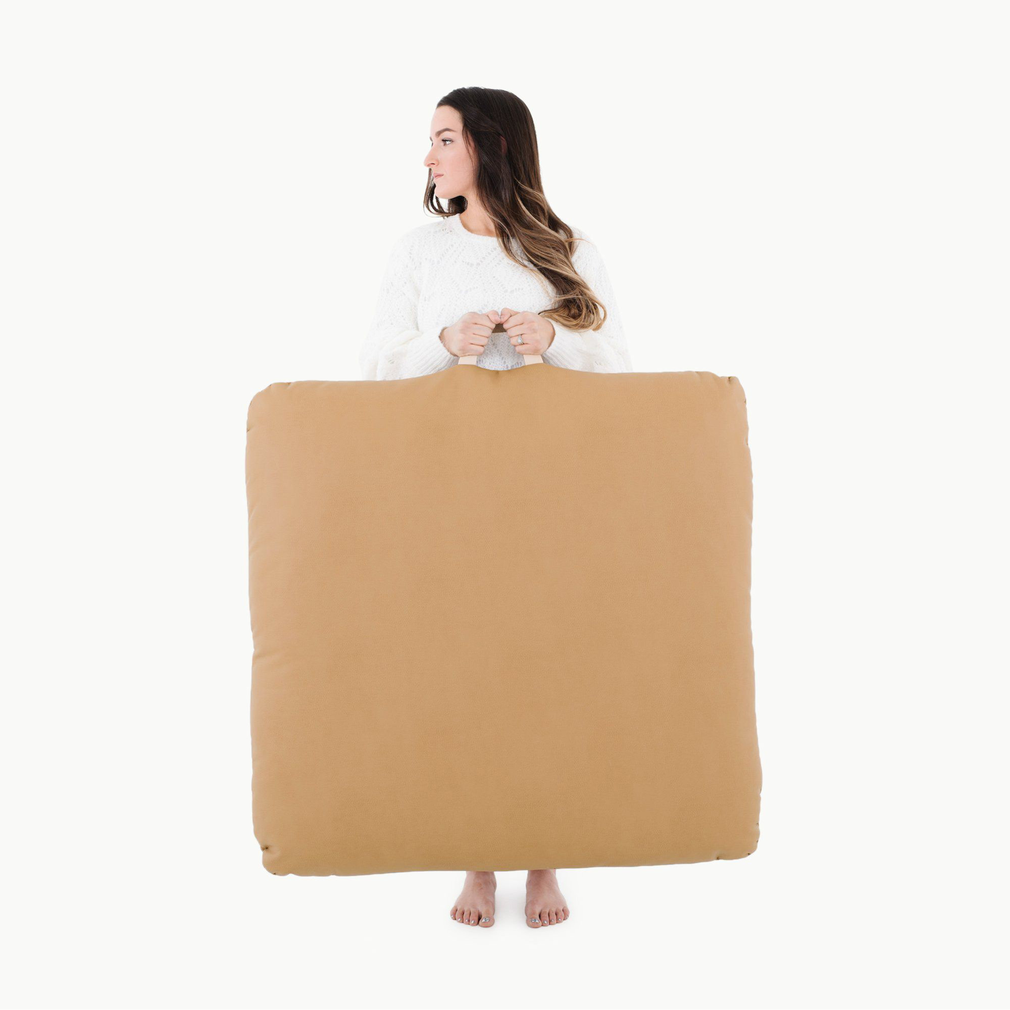 Gathre Floor Cushion,  9" x 36", Camel