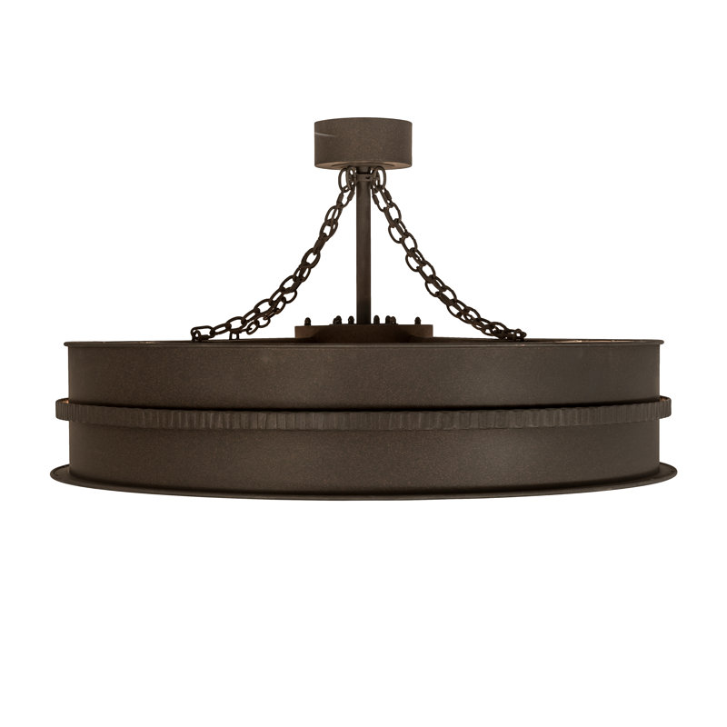 Ashcom 8 - Light Semi Flush Mount