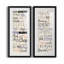 Cadre photo, ensemble d'art textuel sur papier