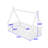 Twin Bed With Guardrails And Slats-670245708