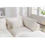 Canapé modulaire surdimensionné surdimensionné avec assise large et profonde, véritable design de relaxation, comprenant un repose-pieds, idéal pour le confort d'un salon spacieux et une configuration flexible.-314961217
