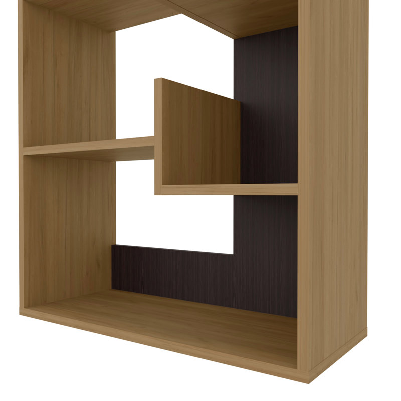 Bibliothèque en mélamine avec rangement ouvert FM Furniture Perry