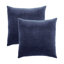 Housse de coussin décorative 100 % velours de coton avec fermeture éclair, ensemble de 2-118347958-118347961